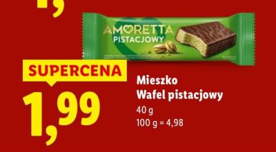 Wafel Mieszko Wafel pistacjowy promocja w Lidl