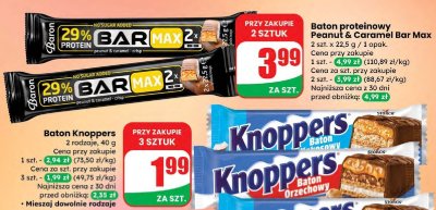 Baton Knoppers 2 rodzaje promocja w Dino