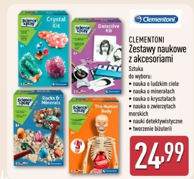 Zestawy naukowe z akcesoriami  promocja w Aldi