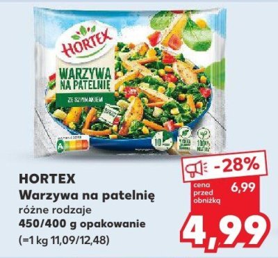 Warzywa na patelnię różne rodzaje HORTEX promocja w Kaufland