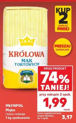 Mąka różne rodzaje promocja w Kaufland
