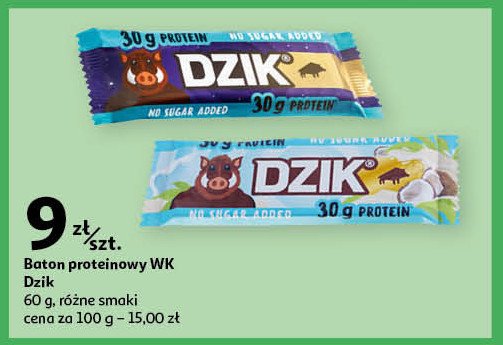 Baton śmietankowy WK DZIK promocja w Auchan