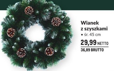Wianek z szyszkami śr. 45 cm promocja w Makro
