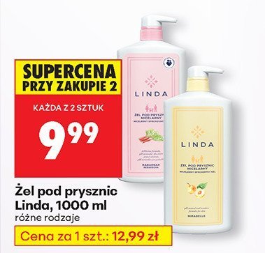 Żel pod prysznic różne rodzaje 1 l promocja w Biedronka