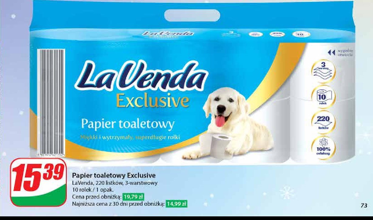 Papier toaletowy exclusive Lavenda promocja