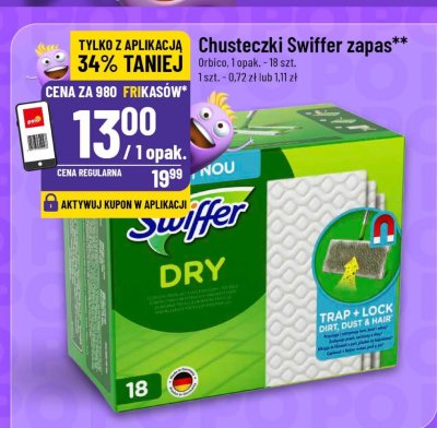 Chusteczki Swiffer zapas promocja w POLOmarket