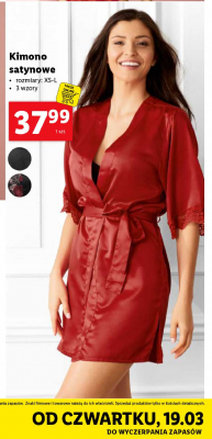 Kimono satynowe xs-l promocja