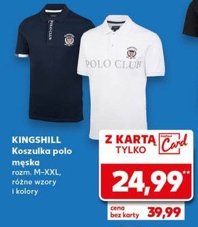 Koszulka męska polo m-xxl Kingshill promocja w Kaufland