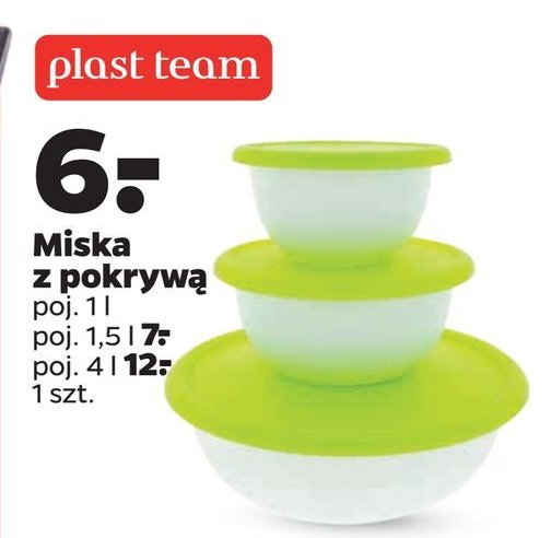 Pojemnik z pokrywką 1 l Plast team promocja