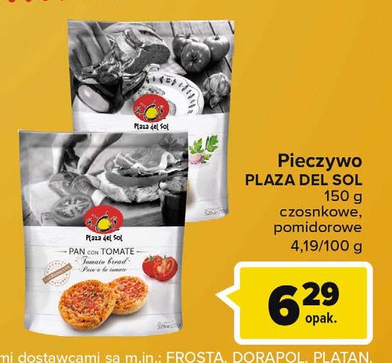 Pieczywo pomidorowe Plaza del sol promocje
