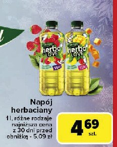 Napój zielona herbata-malina-kwiat lipy HERBAPOL HERBALOVE promocja