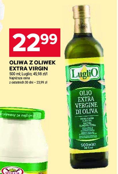 Oliwa extra virgin Luglio promocja