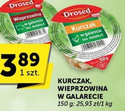 Kurczak, wieprzowina w galarecie Drosod promocja w Euro Sklep