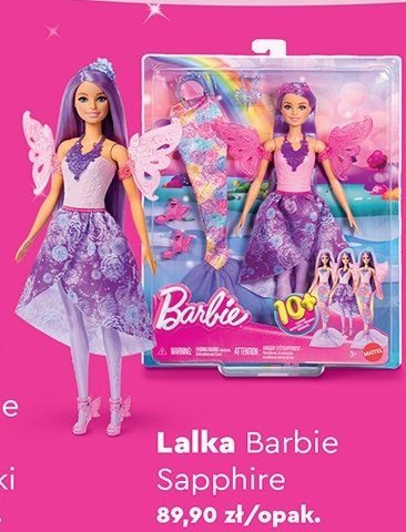 Lalka barbie sapphire Mattel promocja w Biedronka