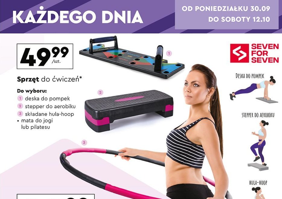 Mata do pilatesu Seven for 7 promocja