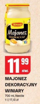 Majonez dekoracyjny Winiary Nestle promocja w Chorten