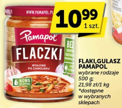 Flaki, Gulasz Pamapol wybrane rodzaje promocja w Groszek
