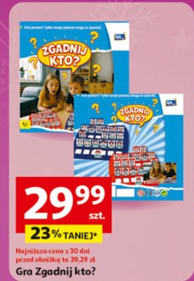 Gra Zgadnij kto? One Two Fun promocja w Auchan