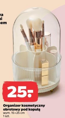 Organizer kosmetyczny obrotowy pod kopułą promocja w Netto