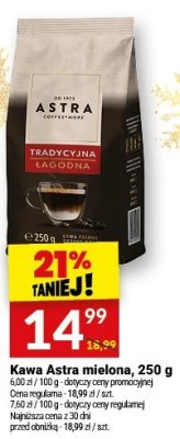 Kawa Astra mielona promocja w Twój Market