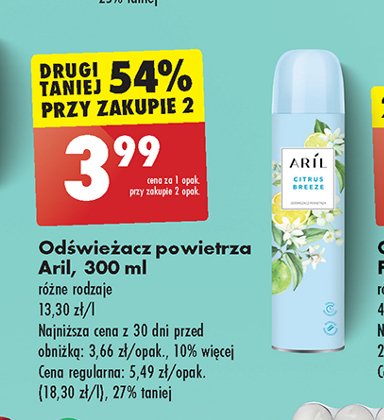 Odświeżacz powietrza citrus Aril promocja