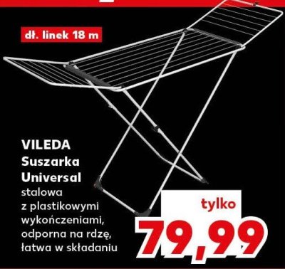 Suszarka Universal stalowa VILEDA promocja w Kaufland