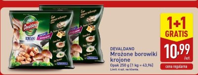 Mrożone borowiki krojone Devaldno promocja w Aldi
