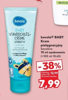 Krem pielęgnacyjny bevola BABY Sensitive promocja w Kaufland