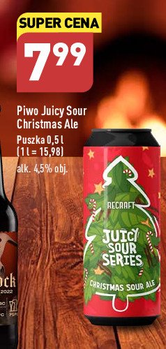 Piwo Recraft juicy sour series christmas ale promocja w Supeco