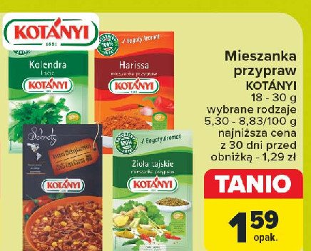 Przyprawa do chili con carne Kotanyi promocja