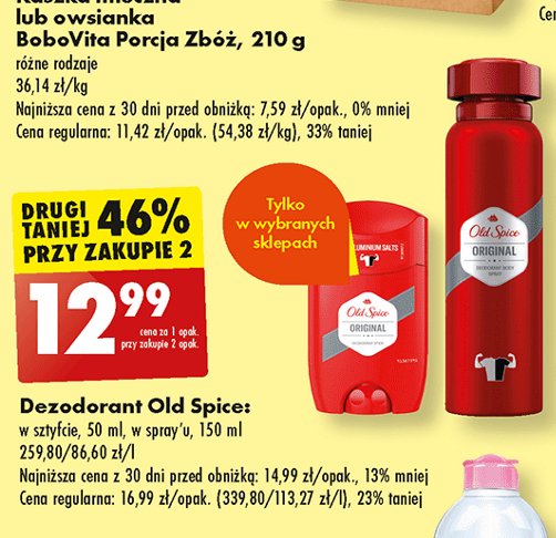 Dezodorant Old spice promocja w Biedronka