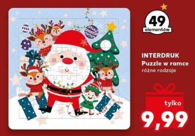Puzzle w ramce różne rodzaje 49 elementów promocja w Kaufland
