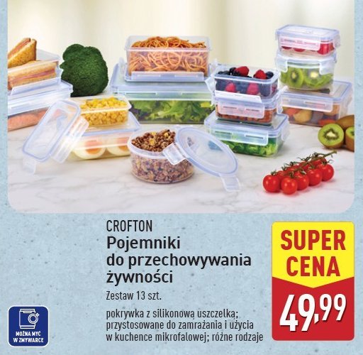 Pojemnikki na żywność Crofton promocja