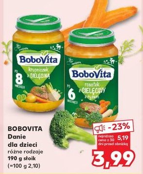 Delikatny rosołek z cielęciny z ryżem Bobovita promocja