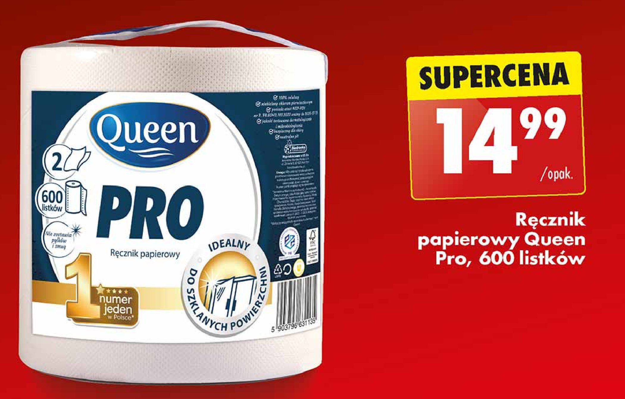 Ręcznik papierowy pro Queen promocja