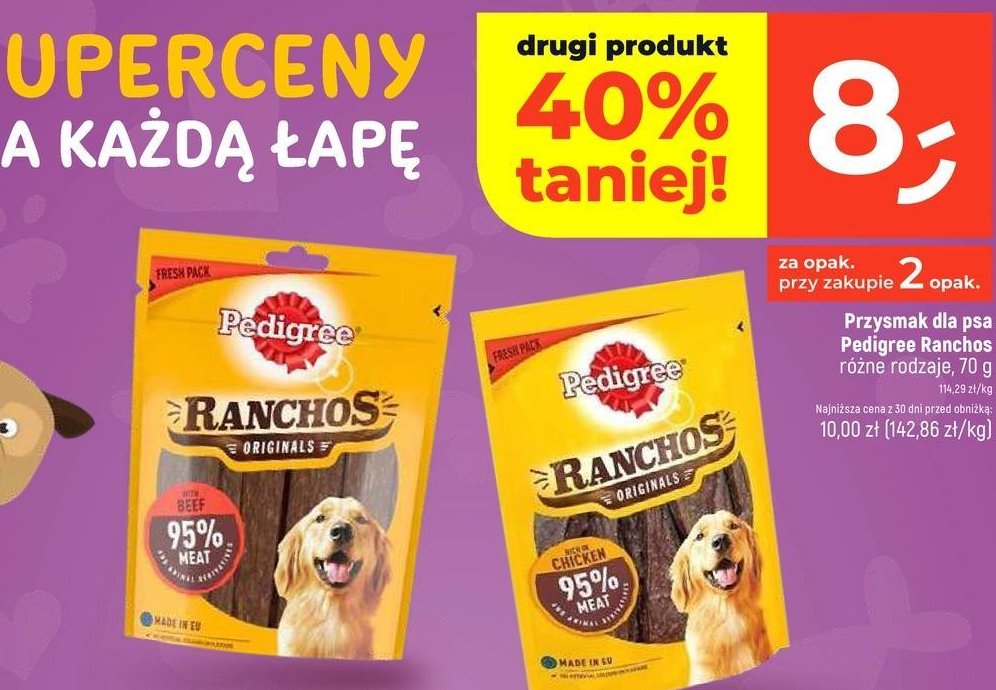 Przysmak dla psa originals kurczak Pedigree promocja