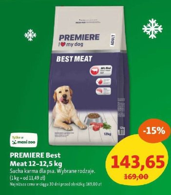 Karma PREMIERE Best Meat dla psa promocja w MAXI ZOO