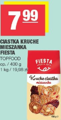 Ciastka kruche mieszanka Fiesta promocja w SPAR