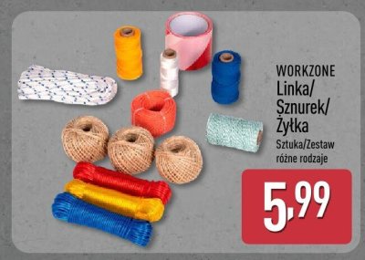 Linka/Sznurek/Żyłka WORKZONE promocja w Aldi