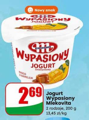 Jogurt Wypasiony 2 rodzaje promocja w Dino