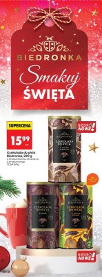 Czekolada do picia Biedronka, 220 g, o smaku tiramisu, klasyczna, o smaku mango promocja w Biedronka