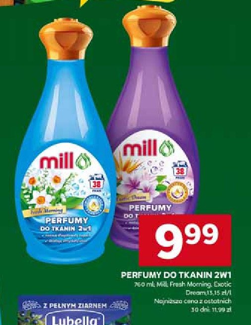 Perfumy do ubrań fresh morning MILL promocja