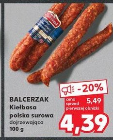 Kiełbasa polska surowa Balcerzak promocja