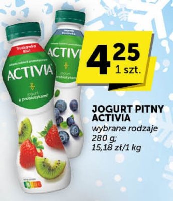 Jogurt pitny Activia wybrane rodzaje promocja w Groszek