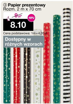 Papier prezentowy promocja w Woolworth