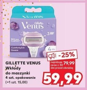 Wkłady do maszynki Gillette venus comfort glide breeze promocja