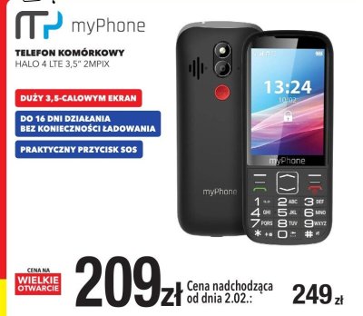 Telefon komórkowy HALO 4 LTE 3,5" 2MPIX promocja w RTV EURO AGD