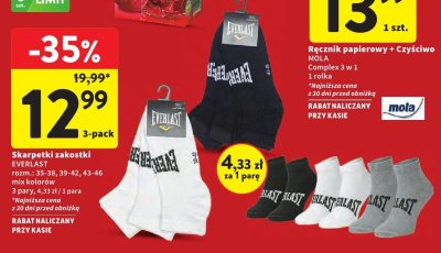 Ręcznik papierowy + czyściwo MOLA Complex 3 w 1 promocja w Intermarche
