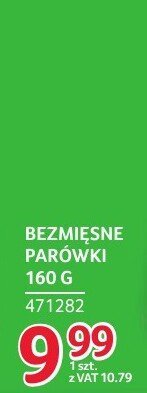 Bezmięsne parówki BezMięsny 160g promocja w Selgros