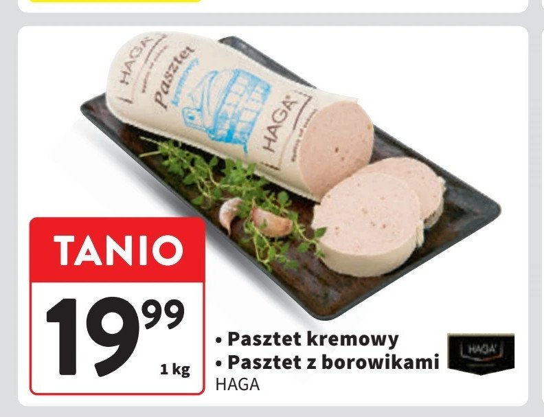 Pasztet kremowy Haga promocja w Intermarche